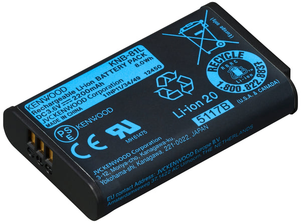 Kenwood KNB-81L Battery – 2200mAh Li-ion for PKT-300 Radios | Long-Lasting & Reliable