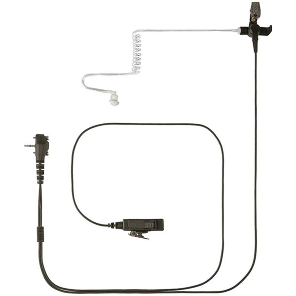 MH-102A4B Two Wire Surveillance Kit w/ inline PTT