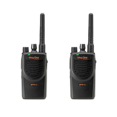 Motorola BPR40 5 Watt 8 or 16 Channel UHF or VHF Radio 2 Pack