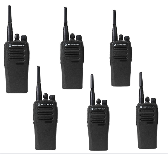 MOTOROLA CP200D MOTOTRBO Analog/Digital Portable Radio 6 Pack