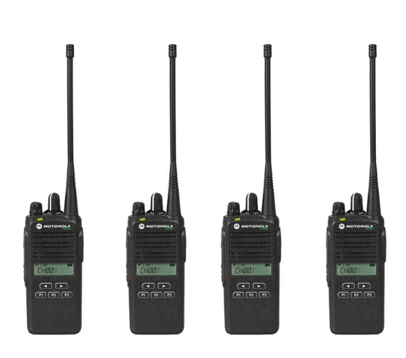 MOTOROLA CP185 Portable Radio 4 Pack