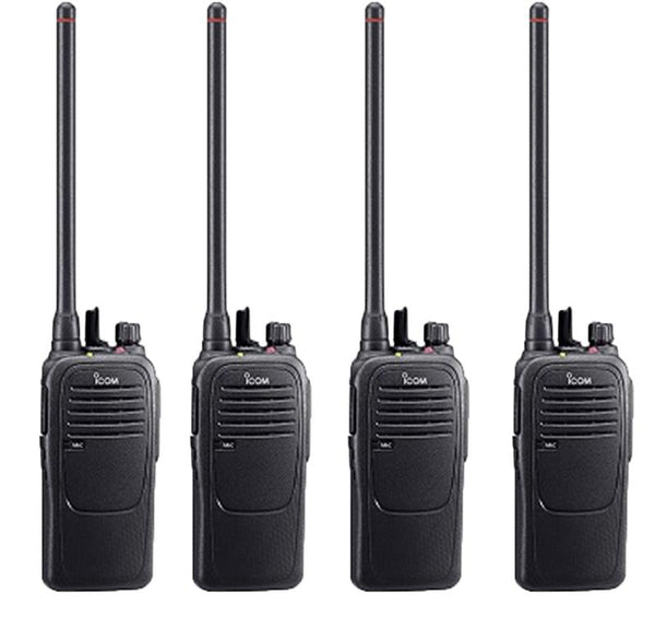 Icom IC-F1100D VHF 5W 16 CH Digital Radio 4 PACK