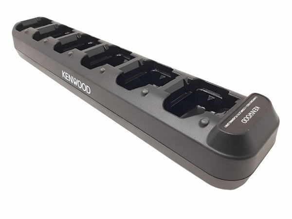 Kenwood KSC-506K 6-Unit Rapid Charger – Multi-Bay Charging Tray for PKT-300K Two-Way Radios