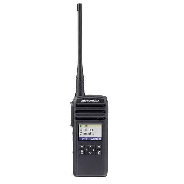 Motorola DTR700 Digital Radio 6 Pack with Multi-Charger and Headsets