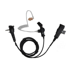 Voxtronix S9500M2 Two Wire Surveillance Style Headset for Motorola