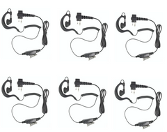 Voxtronix P4500M Comfort Loop Earbud Headset for Motorola 6 Pack