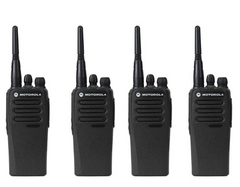 MOTOROLA CP200D MOTOTRBO Analog/Digital Portable Radio 4 Pack