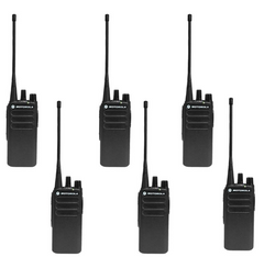 MOTOROLA CP100D Non-Display Analog/Digital Radio 6 Pack