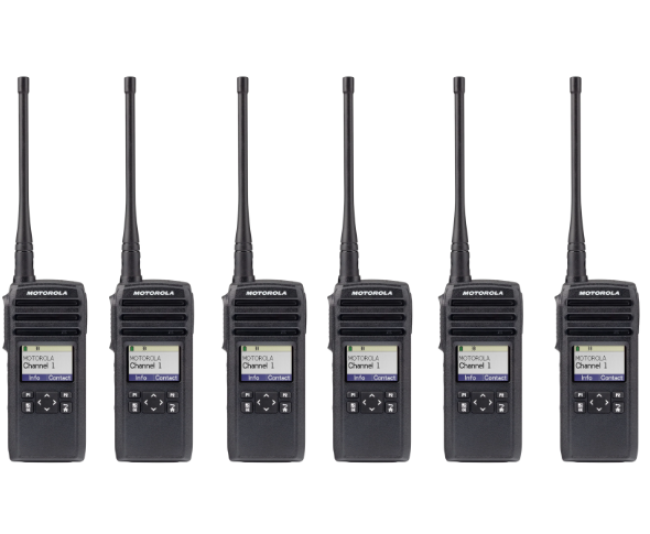 Motorola DTR700 Digital Display Radio 6 Pack