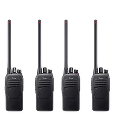 Icom IC-F1000 136-174MHz VHF 5W 16 CH Radio 4 Pack